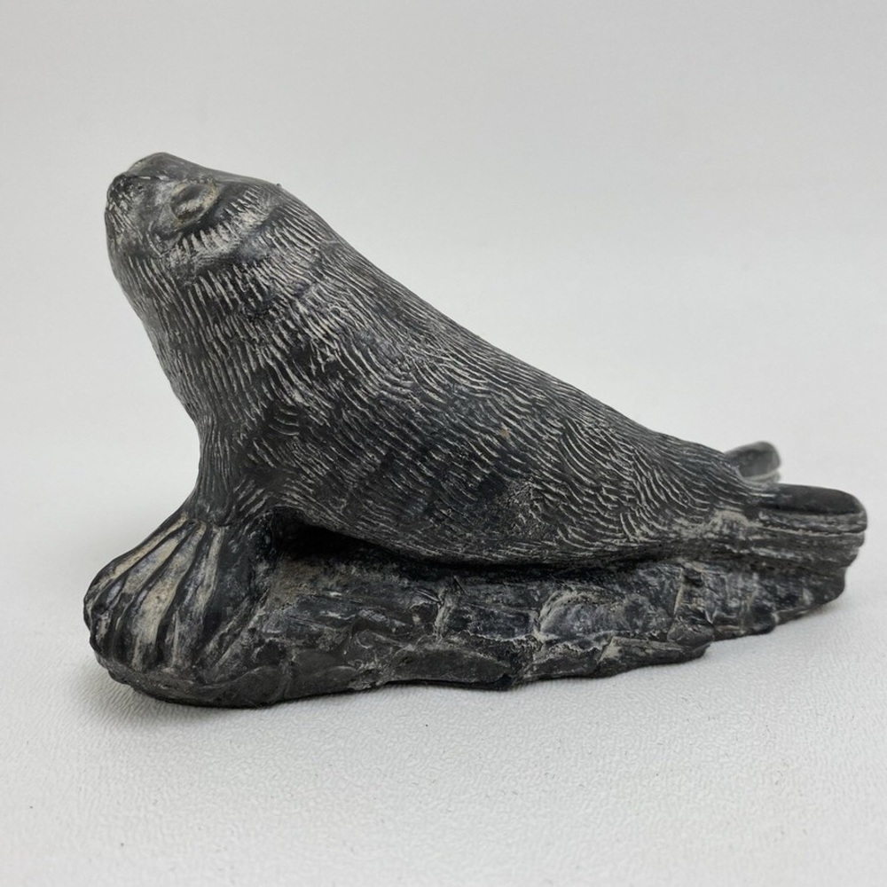 Soapstone Sea Lion Hand Made In Canada